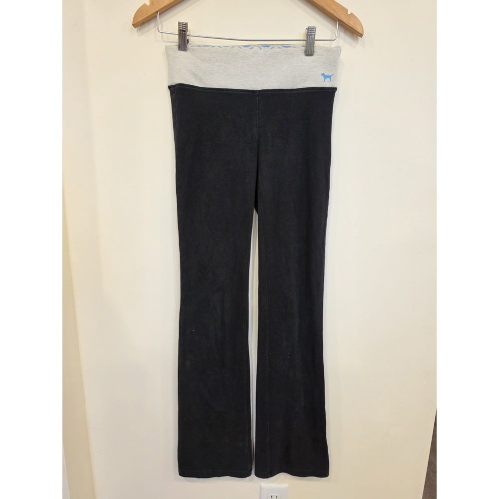 Vintage‎ Y2K Pink Victoria's Secret Flared Yoga Pants XSmall Lounge Athleisure